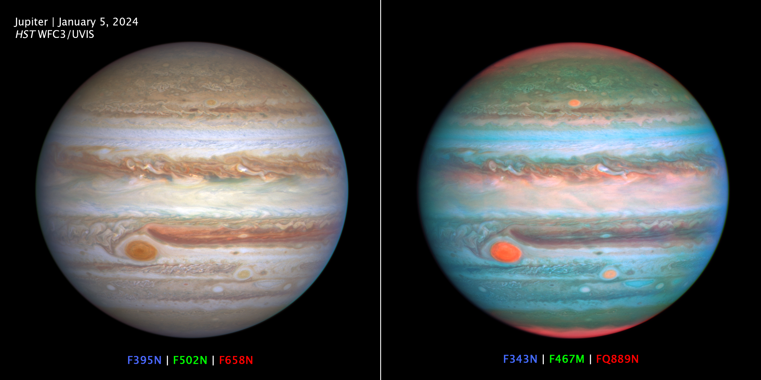 Multiwavelength OPAL Jupiter - NASA Science